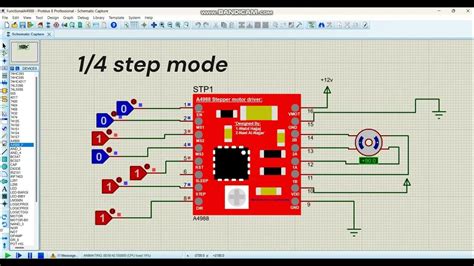 I am working on a project that will re-purpose a cheap laser engraver to move an ultrasonic sensor with a joystick when in "manual mode" and run a predefined routine when in "auto mode". . A4988 stepper motor driver proteus library download